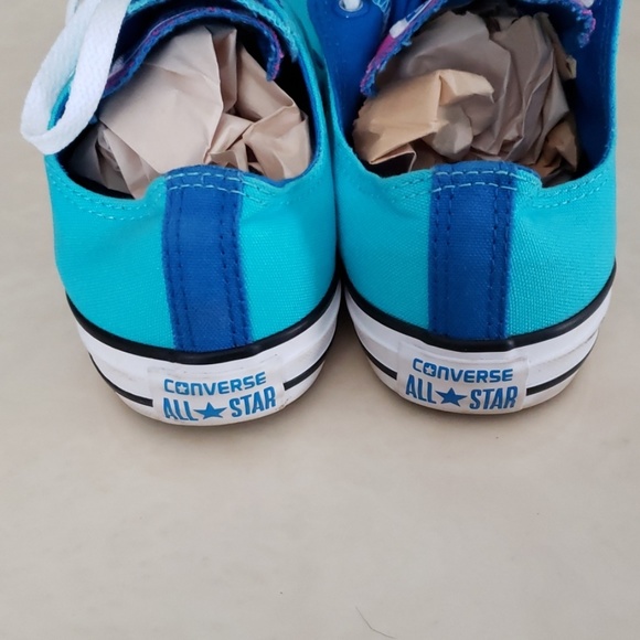 Converse double pink blue sneakers 6M - Picture 8 of 8